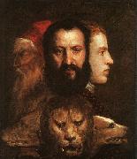  Titian Allegory of Time Governed by Prudence Germany oil painting reproduction